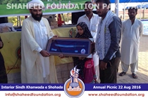 Annual picnic, for Khanwada e Shohada of Interior Sindh Annual picnic, for Khanwada e Shohada of Interior Sindh